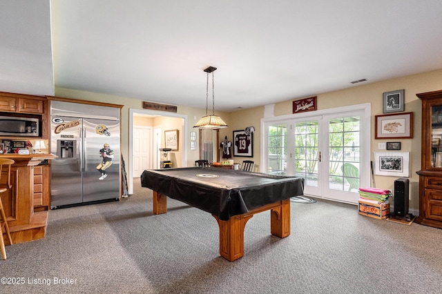 15018 Forest Oaks Dr, Louisville, KY 40245 - playroom featuring carpet and billiards table