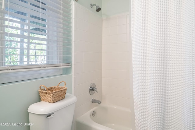 15018 Forest Oaks Dr, Louisville, KY 40245 - bathroom featuring shower / tub combo and toilet