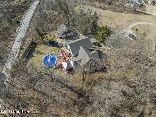 236 Running Creek Dr, Shepherdsville, KY 40165 - view from above of property with a pool area