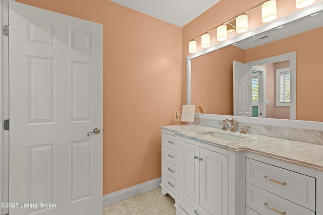 3111 Ridgemoor Ct, Prospect, KY 40059 - bathroom featuring vanity and baseboards