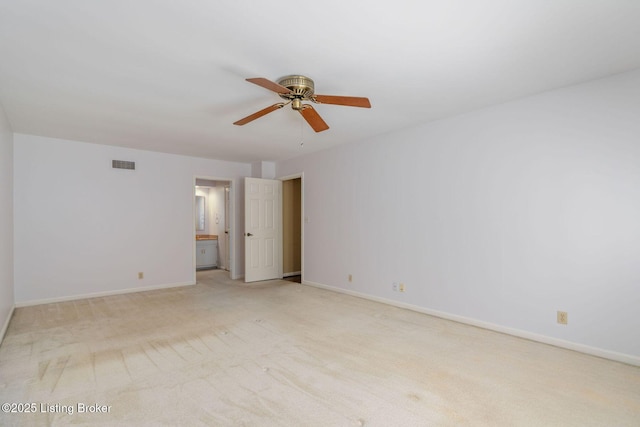 163 Ridgewood Dr, Pewee Valley, KY 40056 - carpeted empty room featuring a ceiling fan and baseboards