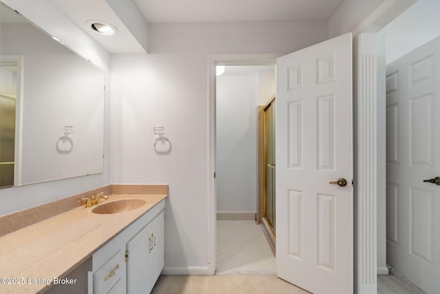 163 Ridgewood Dr, Pewee Valley, KY 40056 - full bathroom with vanity and a stall shower