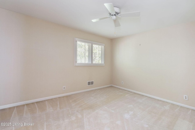 163 Ridgewood Dr, Pewee Valley, KY 40056 - unfurnished room featuring light carpet and a ceiling fan