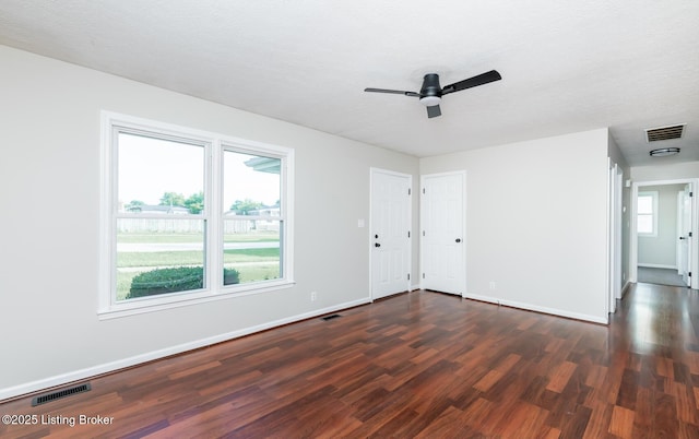 517 Oak Leaf Dr, La Grange, KY 40031 - spare room with wood finished floors and a ceiling fan