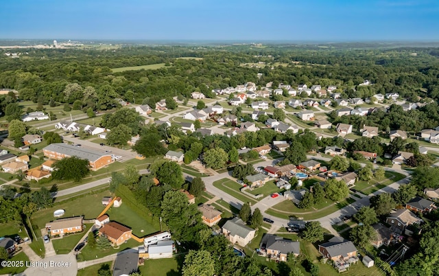 517 Oak Leaf Dr, La Grange, KY 40031 - aerial view of property and surrounding area with nearby suburban area