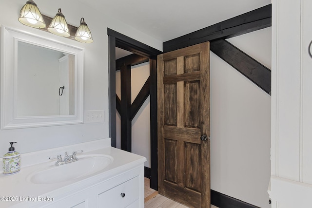1575 Ochs Ln, Bloomfield, KY 40008 - bathroom with vanity and wood finished floors