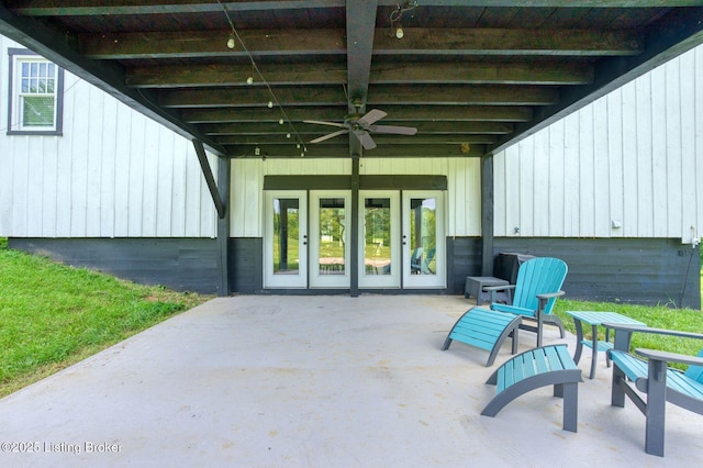 1575 Ochs Ln, Bloomfield, KY 40008 - view of patio featuring ceiling fan