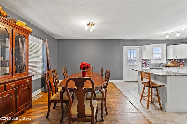 908 Chestnut Ave, Frankfort, KY 40601 - dining space featuring light wood-style flooring