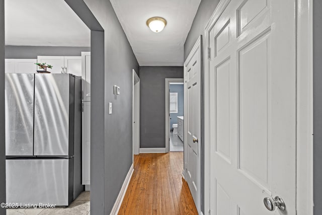908 Chestnut Ave, Frankfort, KY 40601 - hall with baseboards and light wood-style flooring