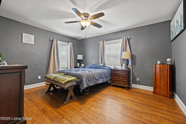 908 Chestnut Ave, Frankfort, KY 40601 - bedroom featuring wood finished floors and a ceiling fan