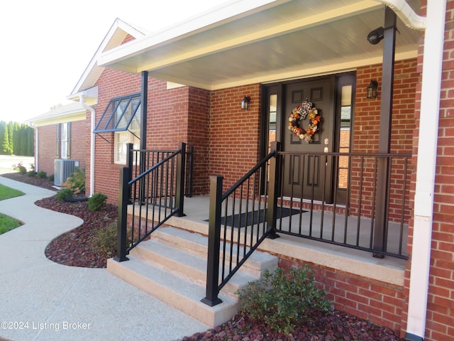 105 Waverly Dr, Bardstown, KY 40004 - view of exterior entry featuring brick siding