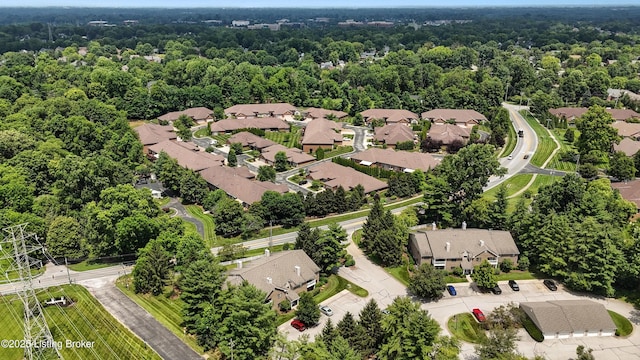 10500 Mcmeekin Ln Unit 208, Louisville, KY 40223 - aerial perspective of suburban area with a heavily wooded area