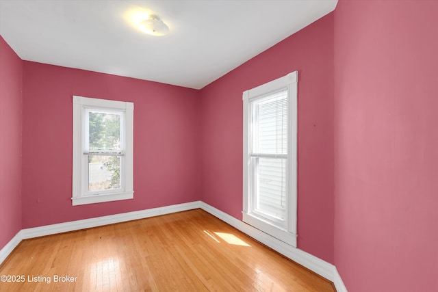 129 N Bellaire Ave, Louisville, KY 40206 - spare room featuring light wood-type flooring and baseboards