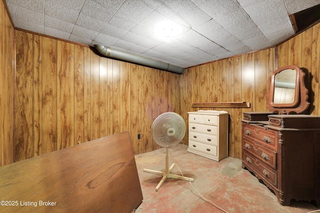 129 N Bellaire Ave, Louisville, KY 40206 - miscellaneous room featuring wood walls