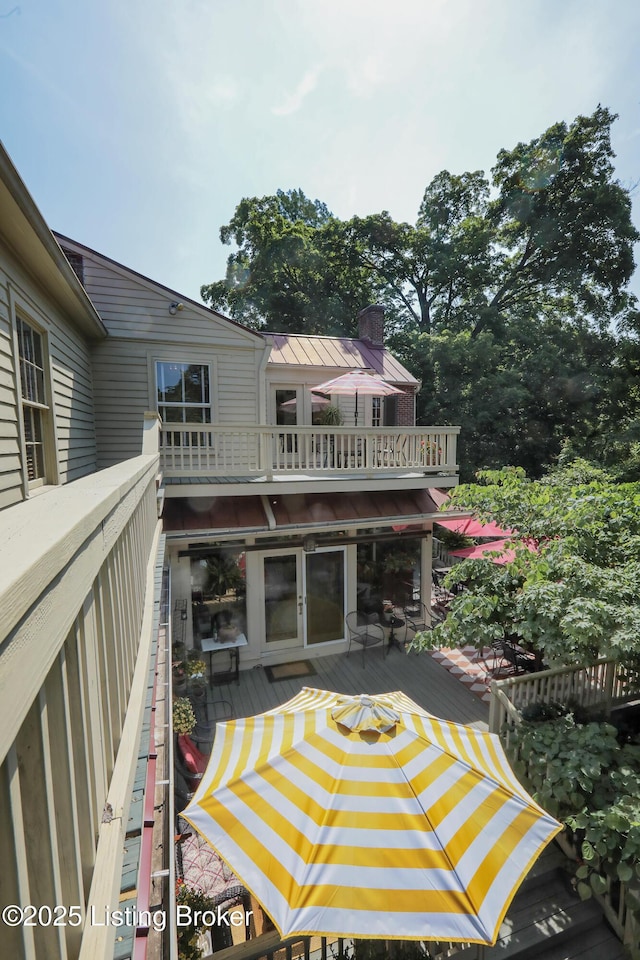 2406 Tucker Station Rd, Louisville, KY 40299 - view of wooden deck