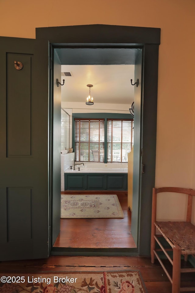 2406 Tucker Station Rd, Louisville, KY 40299 - bathroom with wood finished floors