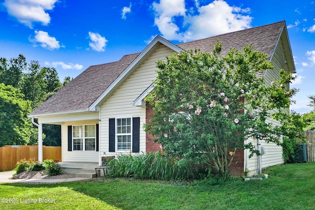 128 Clover Cove Ct, Shepherdsville, KY 40165 - view of front of home featuring roof with shingles and covered porch
