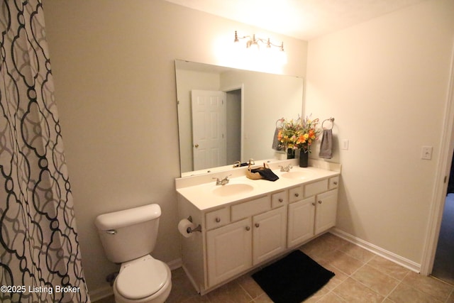 105 Wayne Way, Radcliff, KY 40160 - bathroom featuring double vanity and tile patterned flooring