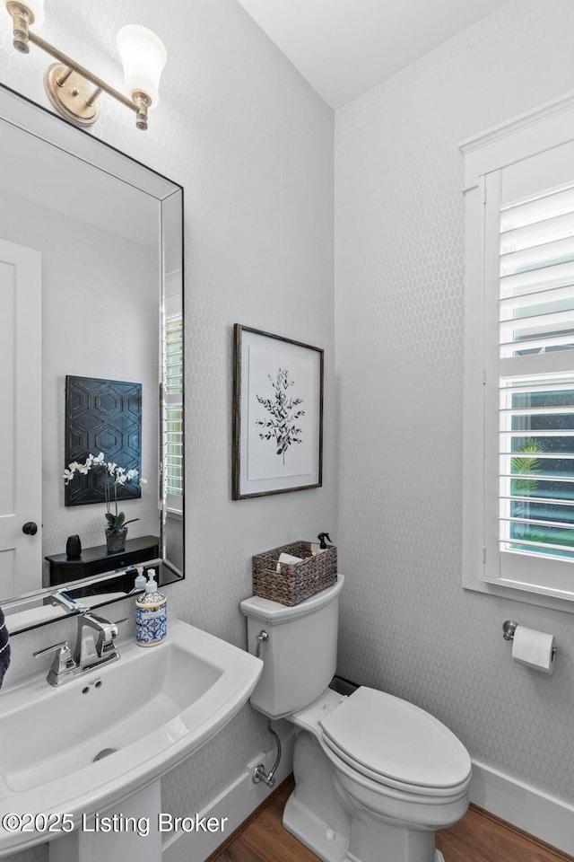 6331 Mistflower Cir, Prospect, KY 40059 - half bathroom featuring wood finished floors and toilet