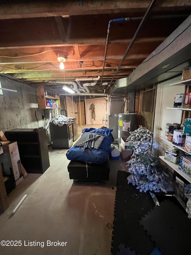 12112 Alpine Way, Goshen, KY 40026 - unfinished below grade area featuring water heater