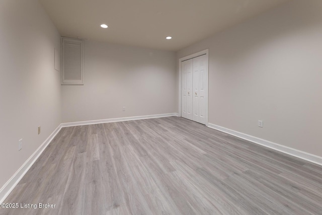 7005 New Bern Ct, Prospect, KY 40059 - spare room featuring recessed lighting and wood finished floors