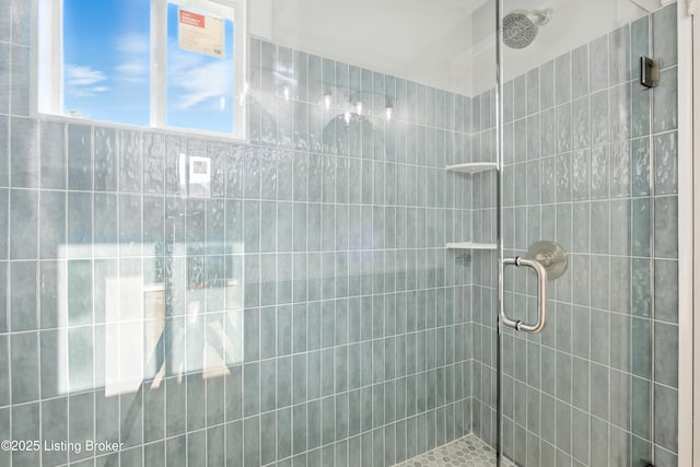 6505 Ridge Cliff Rd, Hollow Creek, KY 40228 - bathroom with a stall shower