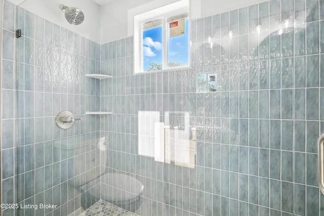 6505 Ridge Cliff Rd, Hollow Creek, KY 40228 - full bathroom featuring tiled shower