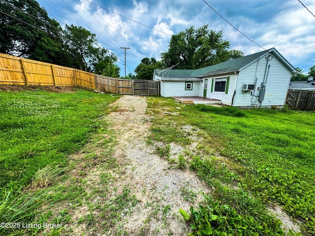 108 Bruce St, Lebanon Junction, KY 40150 - fenced backyard featuring a patio area