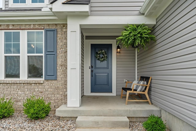 3001 Opal Dr, Shelbyville, KY 40065 - view of exterior entry with brick siding
