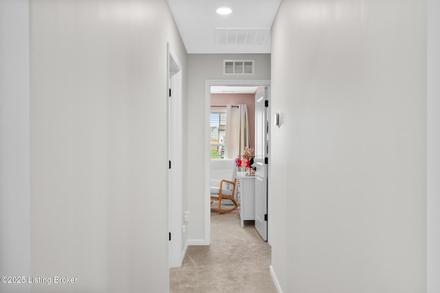 3001 Opal Dr, Shelbyville, KY 40065 - hallway with light colored carpet and baseboards