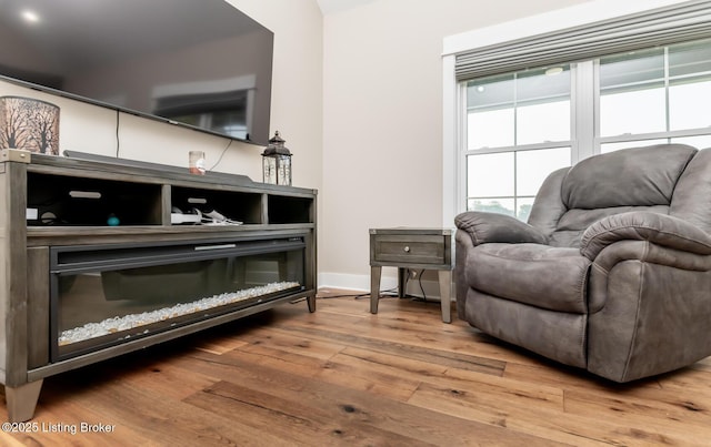 121 Liam Ct, Shepherdsville, KY 40165 - living area with wood finished floors and baseboards