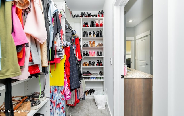 121 Liam Ct, Shepherdsville, KY 40165 - walk in closet with carpet flooring