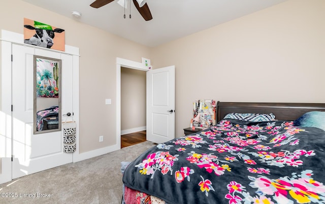 121 Liam Ct, Shepherdsville, KY 40165 - bedroom with carpet and ceiling fan