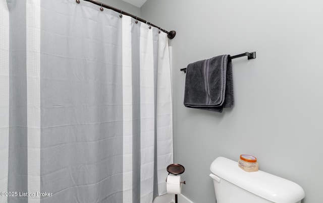 121 Liam Ct, Shepherdsville, KY 40165 - bathroom featuring toilet and curtained shower