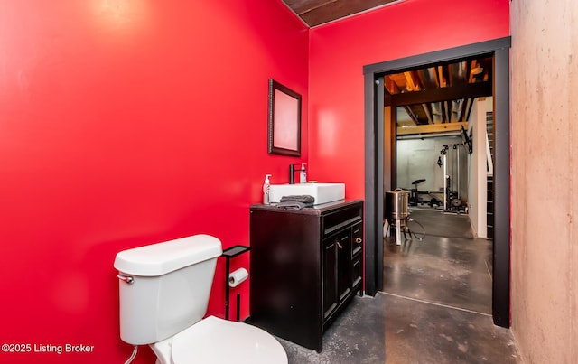 121 Liam Ct, Shepherdsville, KY 40165 - bathroom featuring concrete floors and vanity