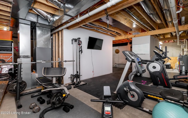 121 Liam Ct, Shepherdsville, KY 40165 - exercise room with water heater