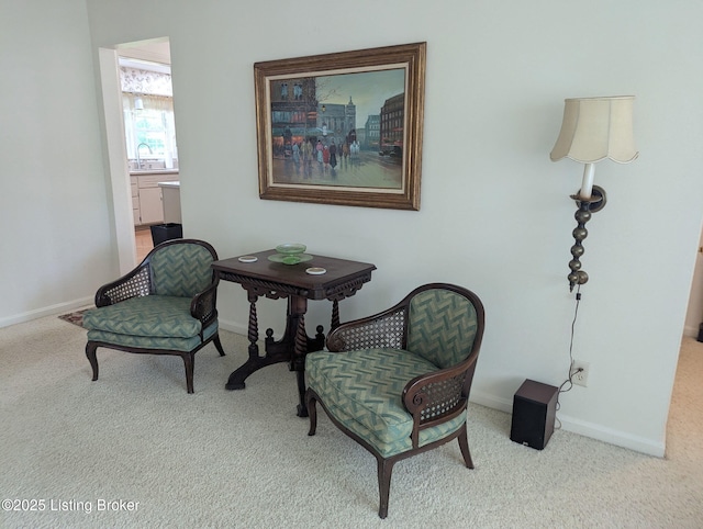 7206 Arrowwood Rd, Louisville, KY 40222 - living area with carpet flooring and baseboards