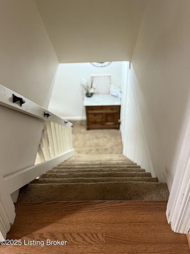 7206 Arrowwood Rd, Louisville, KY 40222 - staircase with carpet floors