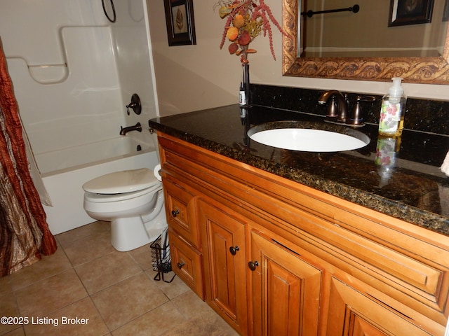 193 Pare Ct, Shepherdsville, KY 40165 - bathroom featuring vanity, tile patterned flooring, and tub / shower combination