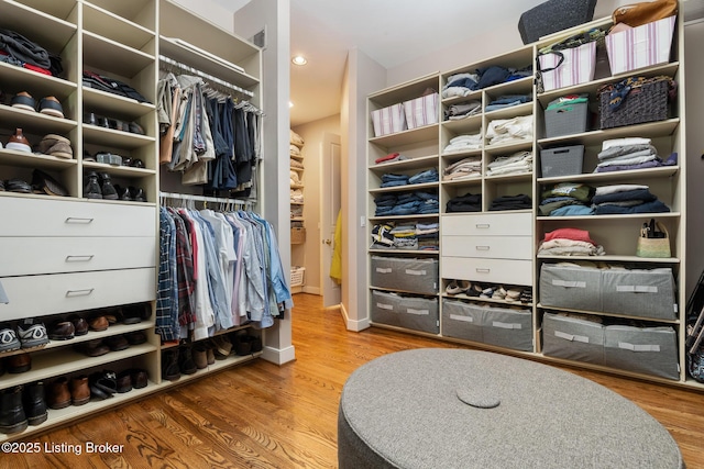 9906 Glen Vista Dr, Prospect, KY 40059 - spacious closet with wood finished floors
