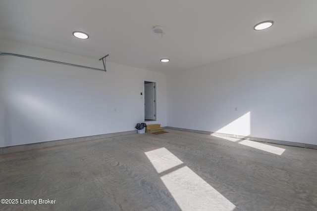 7103 Star Barn Ln, Crestwood, KY 40014 - spare room with recessed lighting and unfinished concrete flooring
