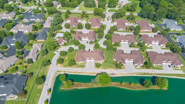 6708 Island Pointe Pl, Louisville, KY 40258 - aerial overview of property's location featuring a nearby body of water and nearby suburban area