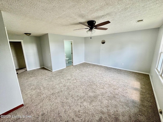 6234 Mackville Rd, Springfield, KY 40069 - carpeted spare room with a ceiling fan and a textured ceiling