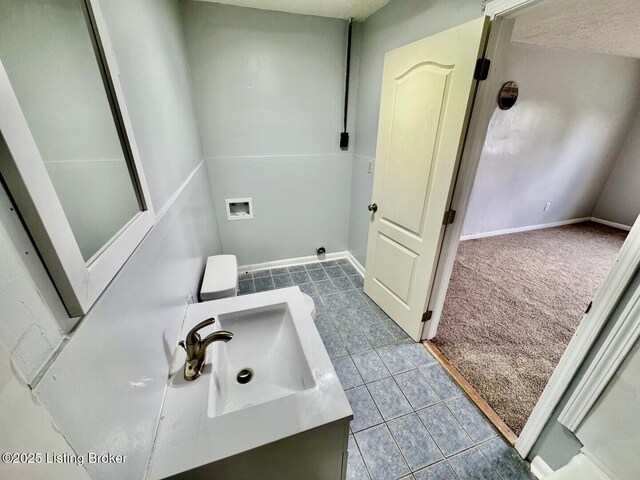 6234 Mackville Rd, Springfield, KY 40069 - bathroom with tile patterned floors and vanity