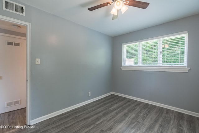 4116 Stoneview Dr Unit 1, Louisville, KY 40207 - unfurnished room featuring a ceiling fan and dark wood-type flooring