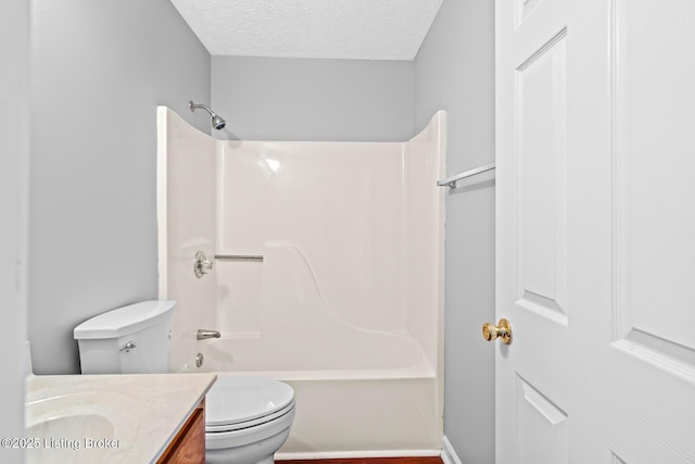360 Van Buren Rd, Mount Eden, KY 40046 - bathroom featuring vanity, shower / washtub combination, and a textured ceiling
