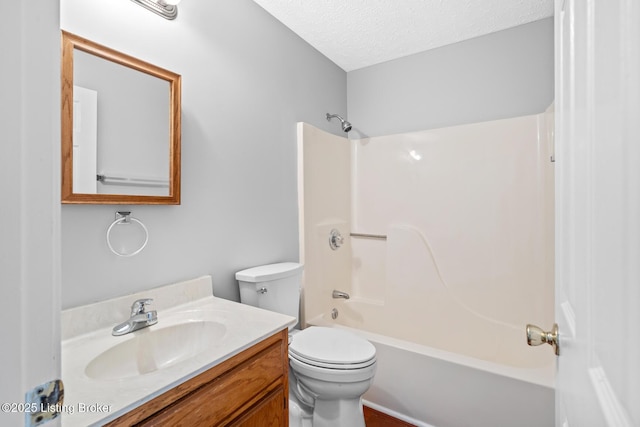 360 Van Buren Rd, Mount Eden, KY 40046 - bathroom with vanity, shower / bathtub combination, and a textured ceiling
