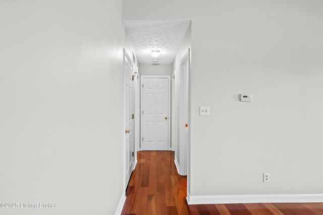360 Van Buren Rd, Mount Eden, KY 40046 - hallway with dark wood-type flooring and a textured ceiling