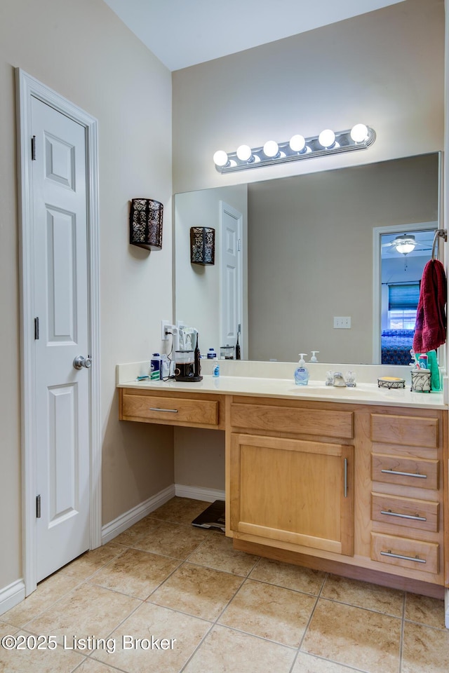 344 S Dorsey Ln Unit 344, Louisville, KY 40223 - bathroom with vanity and tile patterned flooring