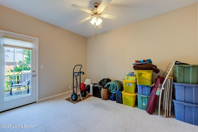 344 S Dorsey Ln Unit 344, Louisville, KY 40223 - storage room with ceiling fan